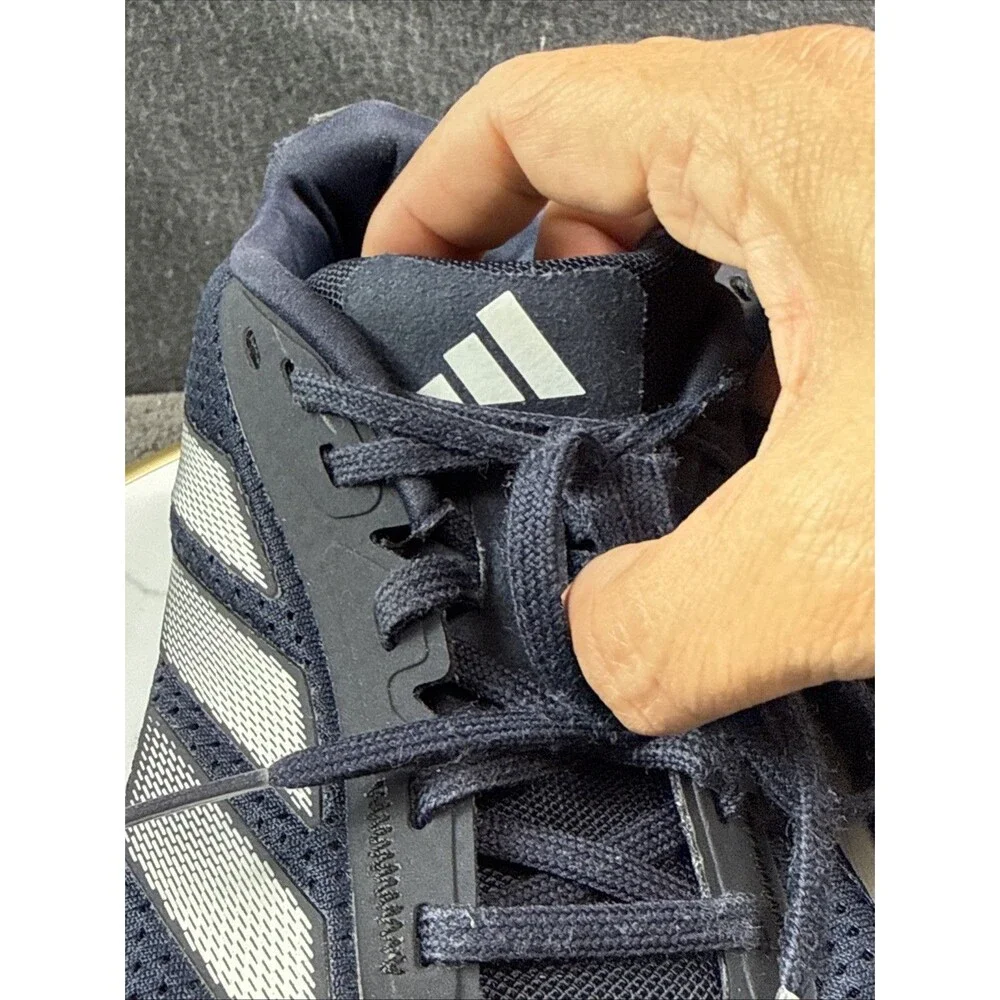 Adidas Duramo SL Mens Running Shoes Navy Blue White Athletic Sneakers 11.5 IE969